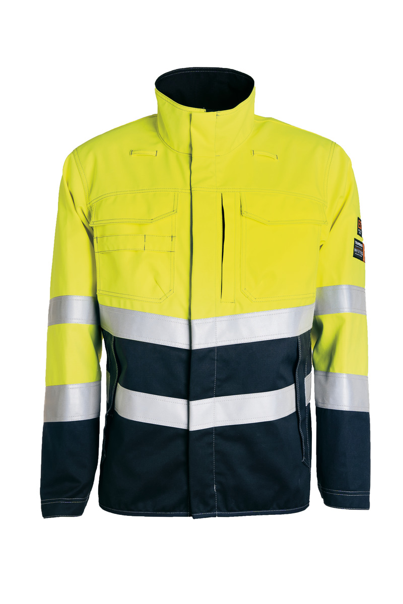 Tranemo 5035 CANTEX Stretch Flame Retardant Jacket - Yellow/Navy