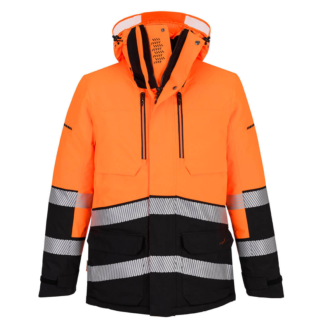 T*T様 EVISU エヴィス 黄色 イエロー ジャケット 防寒ベスト Portwest EV401 EV4 Hi-Vis Expedition Parka Jacket - Orange/Black