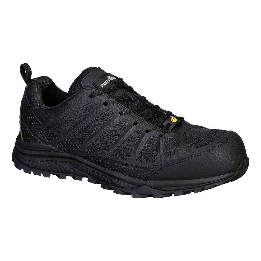 【MM】 Portwest FT46 Composite Textile Trainers - S1PS ESD SR FO - Black
