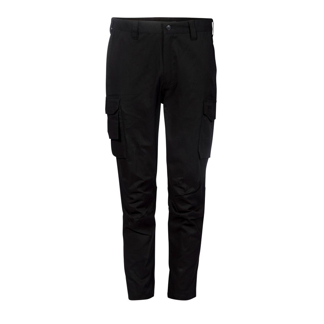 Apache Barkerville Slim Fit Cargo Trouser With Stretch (Black)