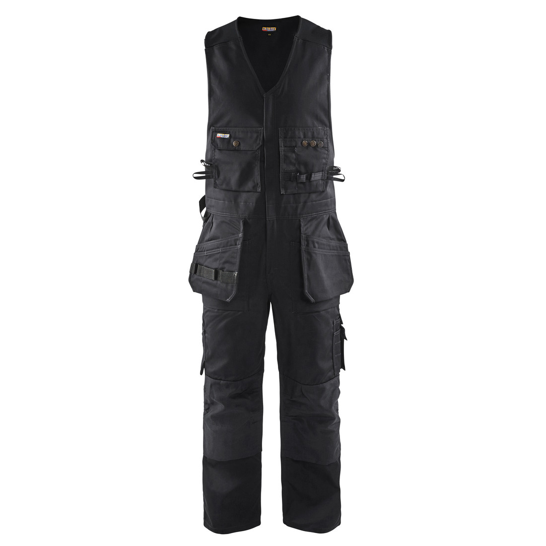 Blaklader Workwear | 2650 Black Sleeveless Overalls | Work Overalls