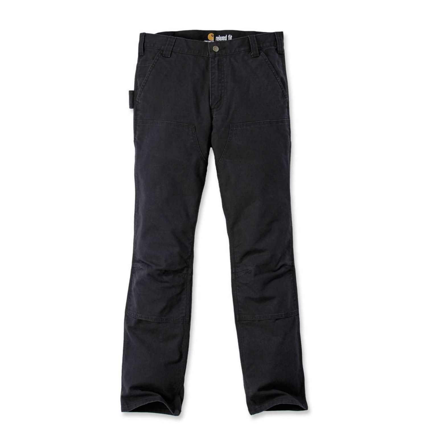 Carhartt 103340 Stretch Duck Double Front Work Pants - Men's - Black
