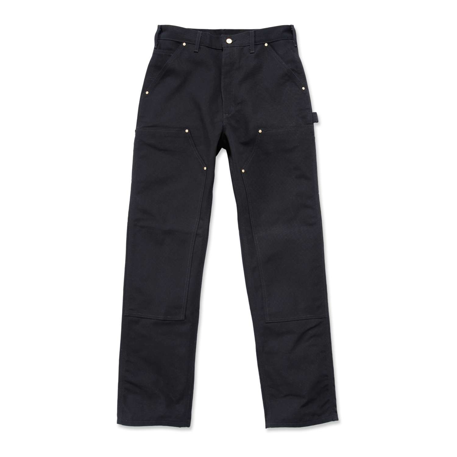 パンツ Carhartt B01 DOUBLE FRONT WORK PANTS Carhartt B01 Duck Double Front Logger Work Pants - Men's - Black