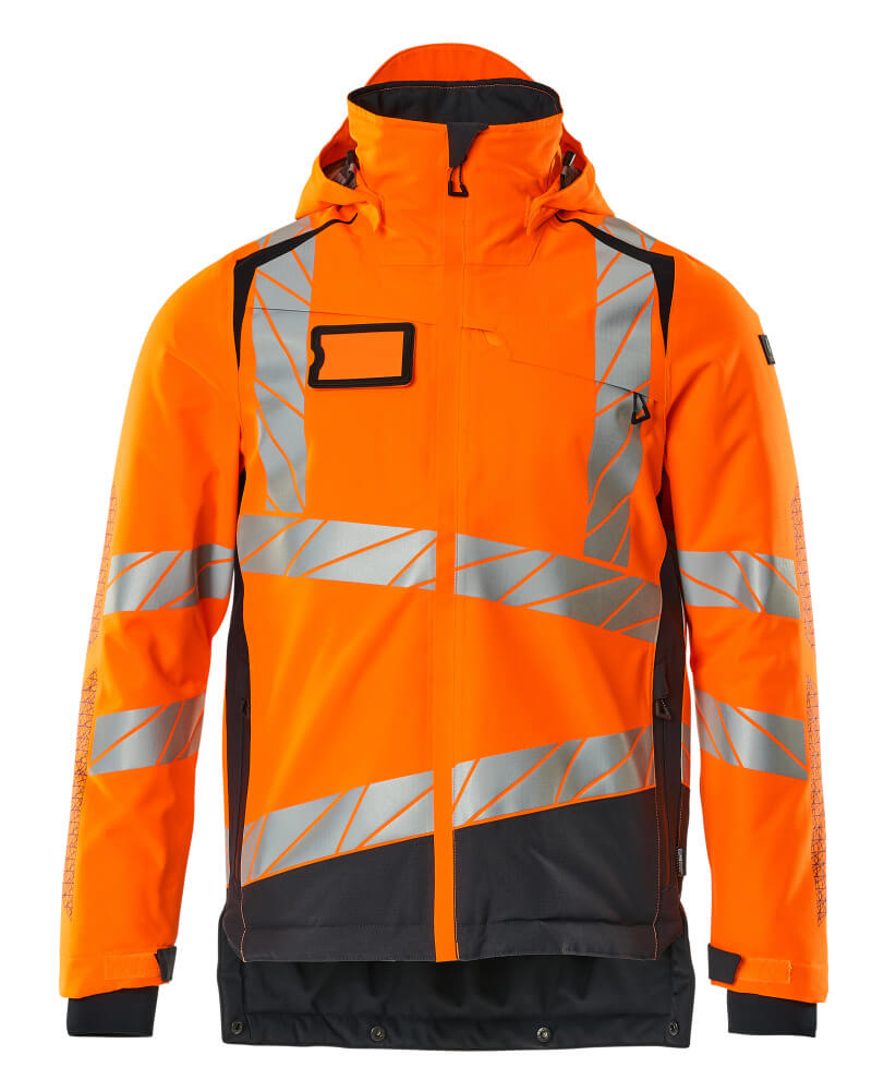 MASCOT 19335 Accelerate Safe Winter Jacket Mens Hi-Vis Orange