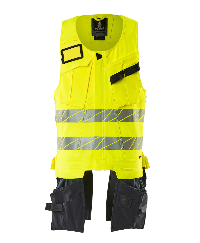 MASCOT 19589 Accelerate Safe Tool Vest - Hi-Vis Yellow/Dark Navy