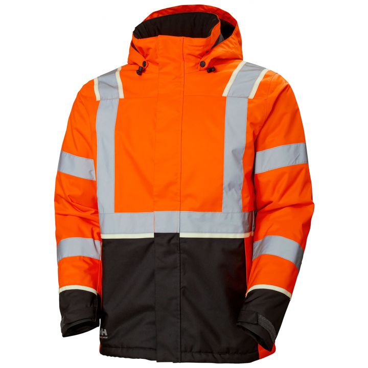 Helly Hansen 71355 Uc-Me Winter Jacket - Hi Vis Orange/Ebony