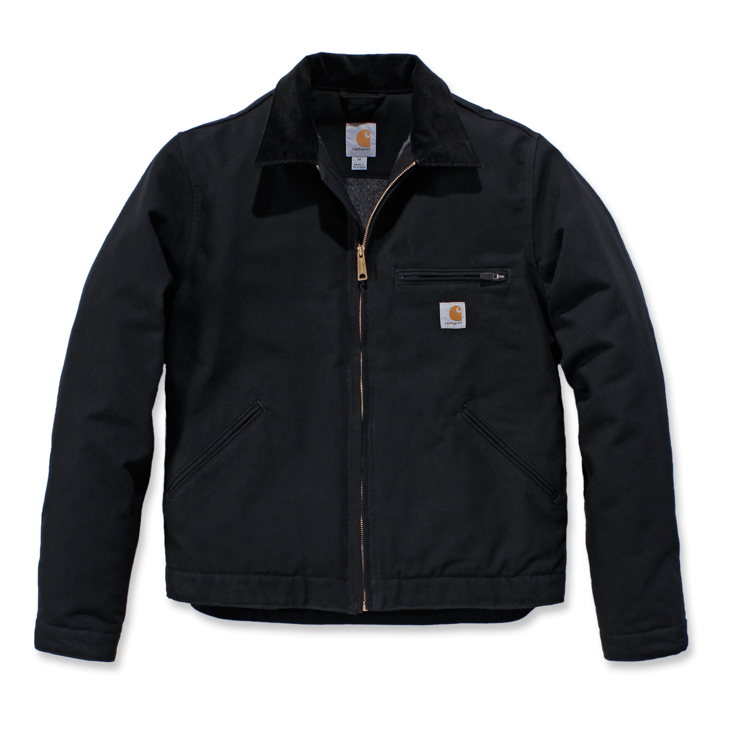 Carhartt 103828 Duck Detroit Jacket Men's Black