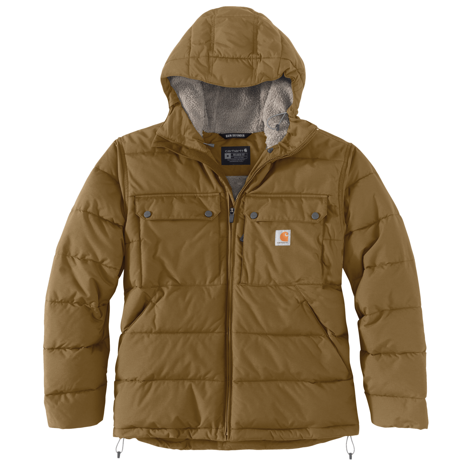Carhartt 105474 Loose Fit Montana Insulated Jacket Men's Oak Brown