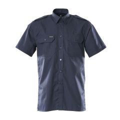 MASCOT 00503 Savannah Crossover Shirt, Short-Sleeved - Navy