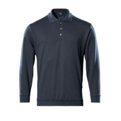 MASCOT 00785 Trinidad Crossover Polo Sweatshirt - Dark Navy