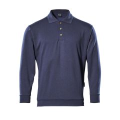 MASCOT 00785 Trinidad Crossover Polo Sweatshirt - Navy