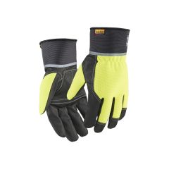 Blaklader 2877 Work Glove Lined Touch - Hi-Vis Yellow (Pair)