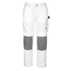 MASCOT 05079 Lerida Hardwear Trousers With Kneepad Pockets - White