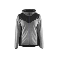 Blaklader 5941 Knitted Women's Jacket - Grey Melange/Black