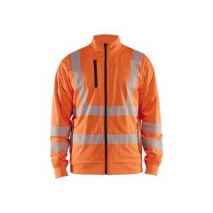 Blaklader 3563 Hi-Vis Sweatshirt Full-Zip - Orange