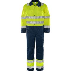 Fristads High Vis Coverall CL 3 - 8601 TH - (Hi-Vis Yellow/Navy)