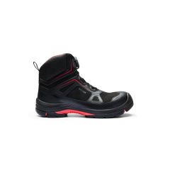 Blaklader 2473 Gecko Safety Boots - S3 SRC HRO ESD - Black/Red