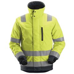 Snickers 1130 AllroundWork, High-Vis 37.5 Insulated Jacket Class 3 (High Vis Yellow/Steel Grey)