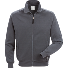 Fristads Sweatshirt Jacket - 7608 SM (Dark Grey)