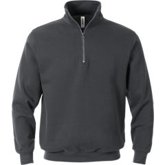 Fristads Half Zip Sweatshirt - 1737 SWB (Dark Grey)