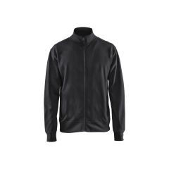 Blaklader 3371 Sweatshirt With Full Zip - Black