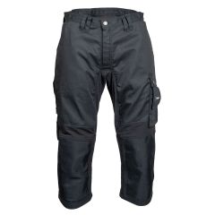 Tranemo 1191 COMFORT 3/4 Length Stretch Trousers - Black