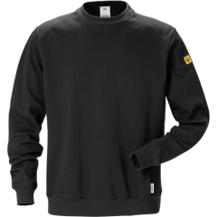 Fristads ESD Sweatshirt - 7083 XSM (Black)