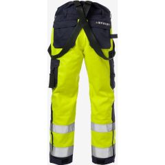 Fristads Flame High Vis Winter Trousers CL 2 - 2588 FLAM (Hi-Vis Yellow/Navy)