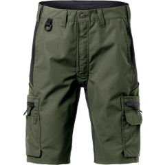 Fristads Service Stretch Shorts - 2702 PLW (Army Green/Black)