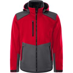Fristads Softshell Stretch Winter Jacket - 4060 CFJ (Red/Grey)