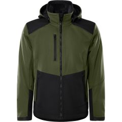 Fristads Softshell Stretch Winter Jacket - 4060 CFJ (Army Green/Black)