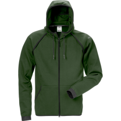 Fristads Hooded Sweat Jacket - 7462 DF (Army Green)