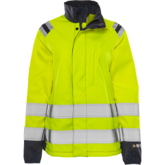 Fristads Flamestat High Vis Softshell Jacket Woman CL 3 - 4076 FSS (Hi-Vis Yellow/Navy)