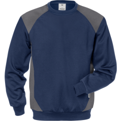 Fristads Stretch Sweatshirt  - 7148 SHV (Navy/Grey)