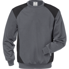 Fristads Stretch Sweatshirt  - 7148 SHV (Grey/Black)