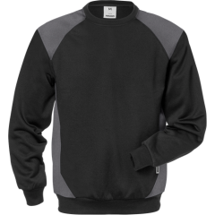 Fristads Stretch Sweatshirt  - 7148 SHV (Black/Grey)