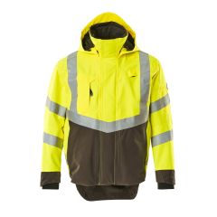 MASCOT 15501 Harlow Safe Supreme Outer Shell Jacket - Hi-Vis Yellow/Dark Anthracite