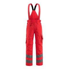 MASCOT 15690 Ashford Safe Supreme Winter Trousers - Hi-Vis Red