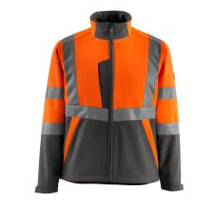 MASCOT 15902 Kiama Safe Light Softshell Jacket - Hi-Vis Orange/Dark Anthracite