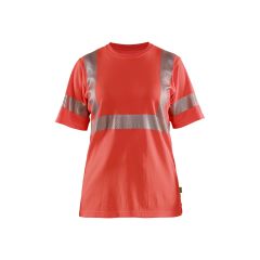 Blaklader 3502 Women's Hi-Vis T-Shirt - Red Hi-Vis