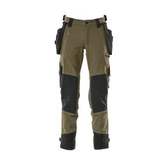 MASCOT 17031 Advanced Trousers With Holster Pockets - Moss Green