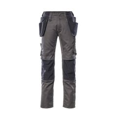 MASCOT 17631 Kassel Unique Trousers With Holster Pockets - Dark Anthracite/Black