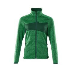 MASCOT 18155 Accelerate Knitted Jumper With Zipper - Womens - Grass Green/Green