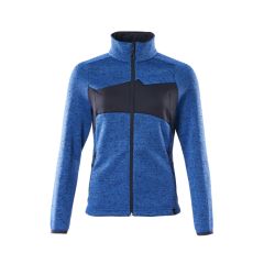 MASCOT 18155 Accelerate Knitted Jumper With Zipper - Womens - Azure Blue/Dark Navy