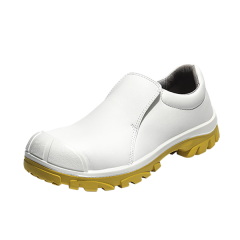 EMMA Vera Easy Wipe Safety Shoes - S2, SRC - White/Yellow Outsole
