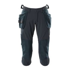 Mascot 18249 3/4 Length Trousers with Holster Pockets - Mens - Dark Navy