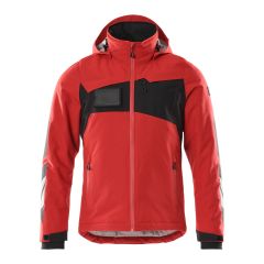 MASCOT 18335 Accelerate Winter Jacket - Mens - Traffic Red/Black