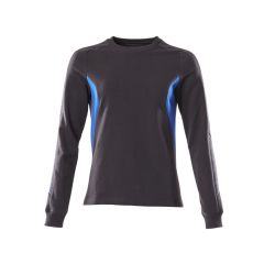 MASCOT 18394 Accelerate Sweatshirt - Womens - Dark Navy/Azure Blue