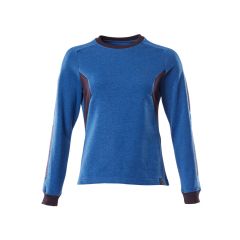 MASCOT 18394 Accelerate Sweatshirt - Womens - Azure Blue/Dark Navy