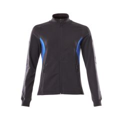 MASCOT 18494 Accelerate Sweatshirt With Zipper - Womens - Dark Navy/Azure Blue